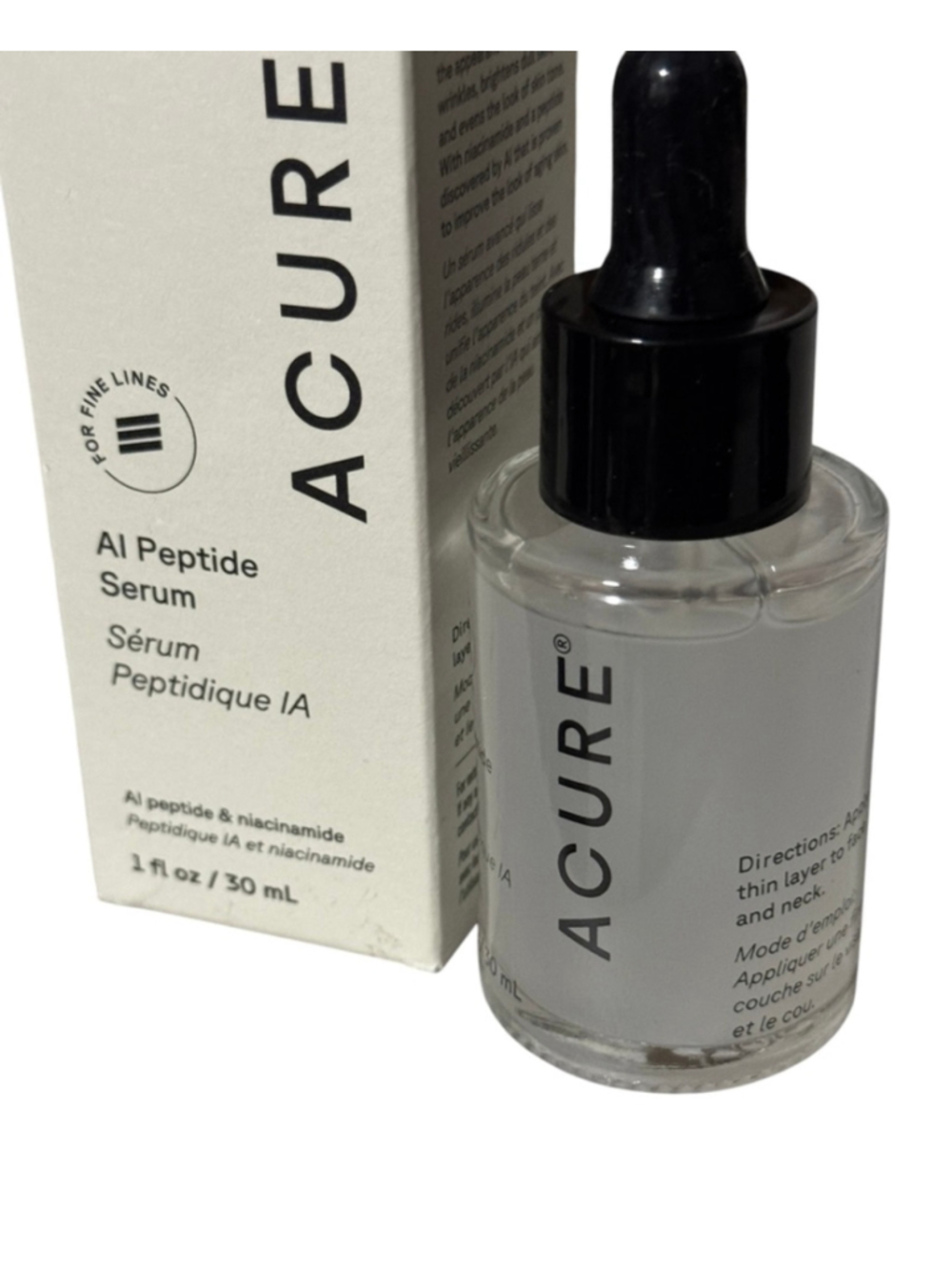 New ACURE AI Peptide Serum, 1 fl oz - Picture 2 of 4
